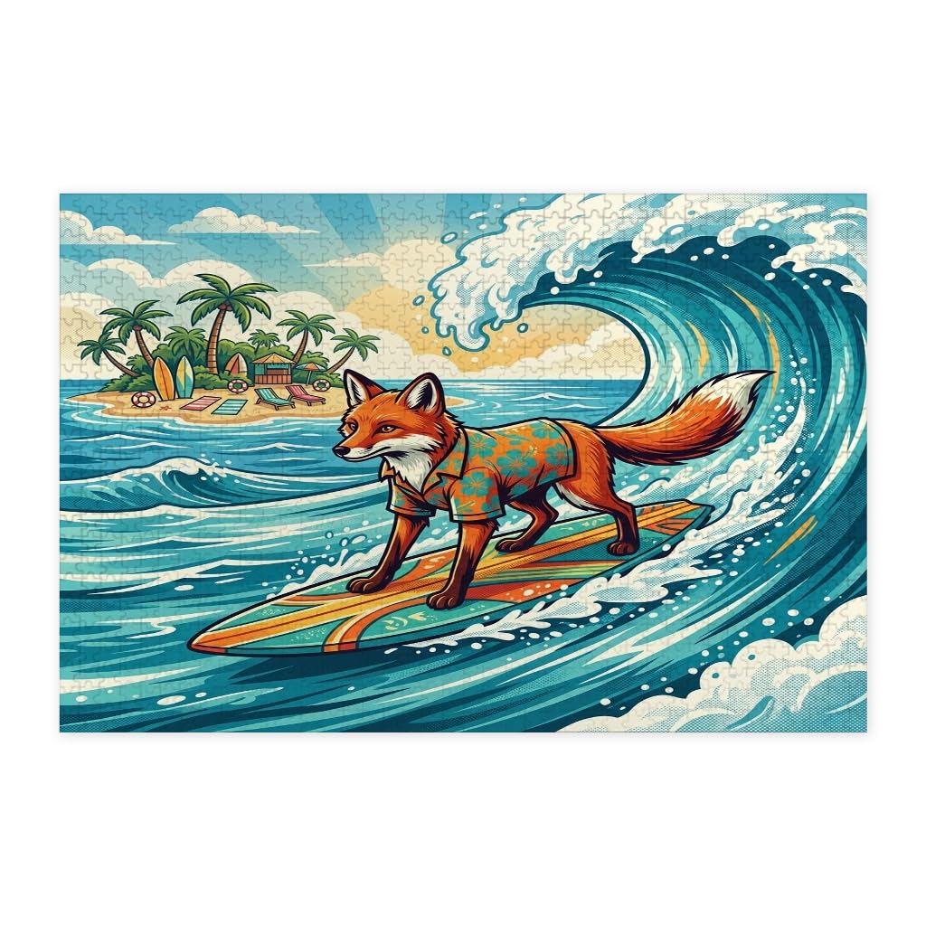 Rompecabezas de madera veraniego para revivir la alegría del mar y el surf 7