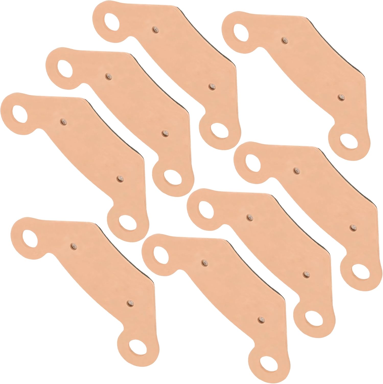 Caltric 4 Front Rear Brake Pad Compatible with John Deere Xuv Gator 620I Gas/Xuv Gator 850D Diesel