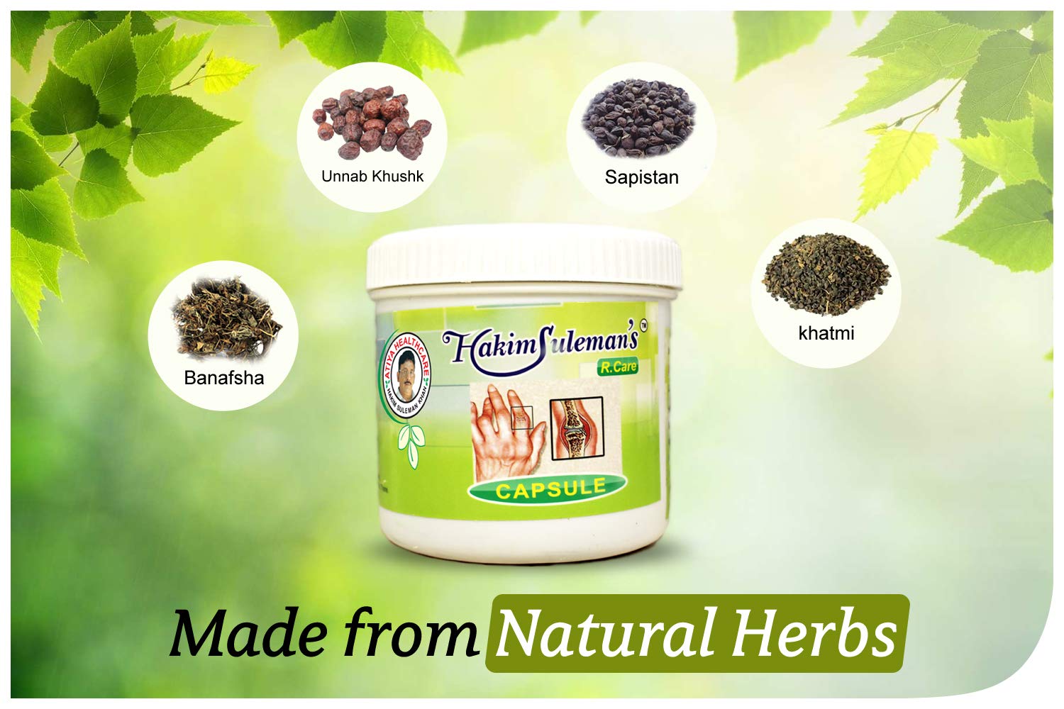 Buy Hakim Suleman's R Care A Herbal Medicine for Joints pain