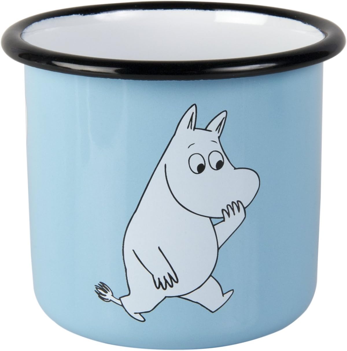 Enamel Moomin Moomintroll Junior Mug Cup in Light Blue 25cl 8.45fl oz