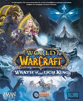 LEGAMI Asmodee World of Warcraft Wrath of the Lich King, Connoisseur Game, Strategy Game, German Multicoloured, Colourful ZMND0021