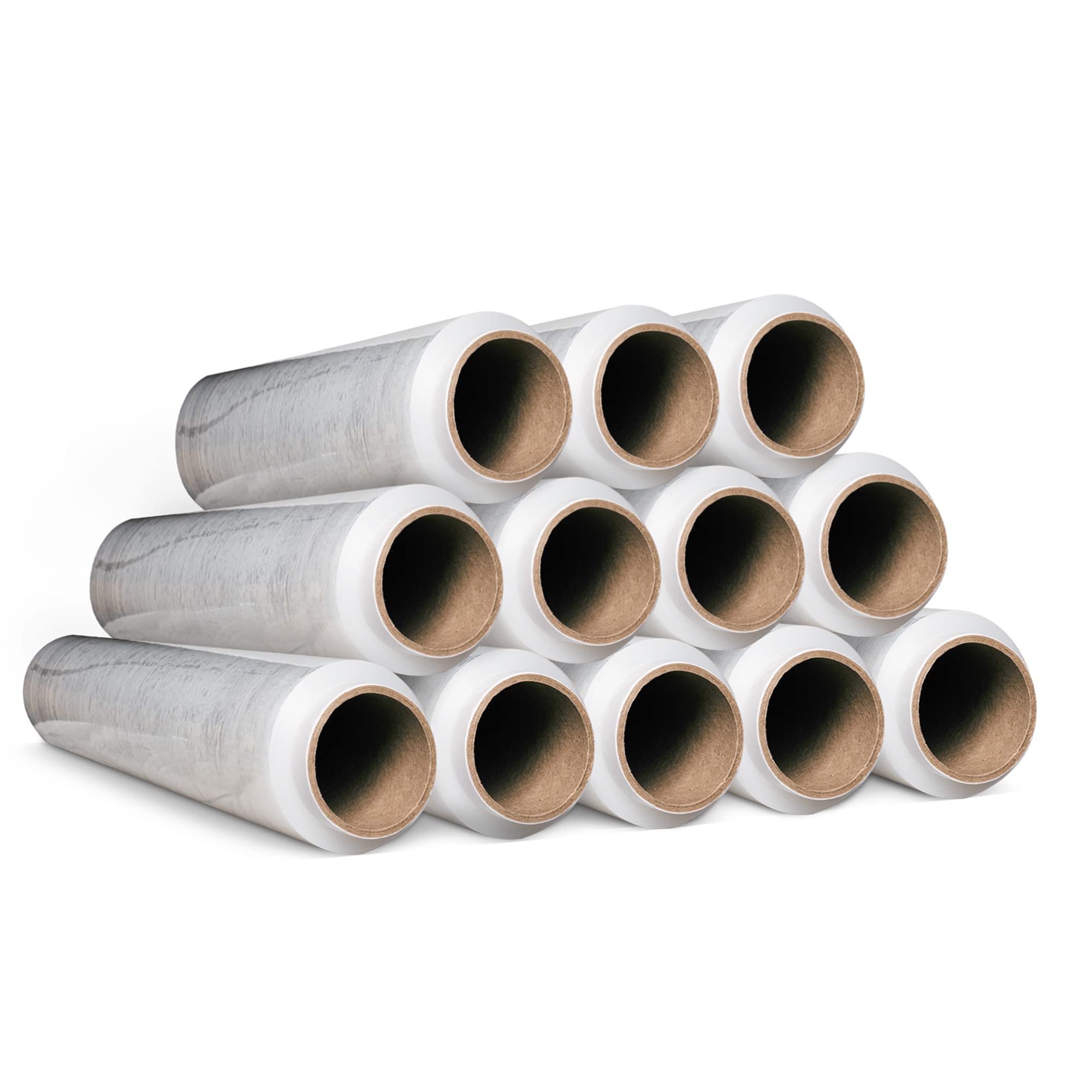 ebisu Materiał opakowania – folia do pakowania na rolce – plastikowa rolka 100 m/50 cm – 1 kg – folia transportowa – folia transportowa – folia do pakowania – 12 szt