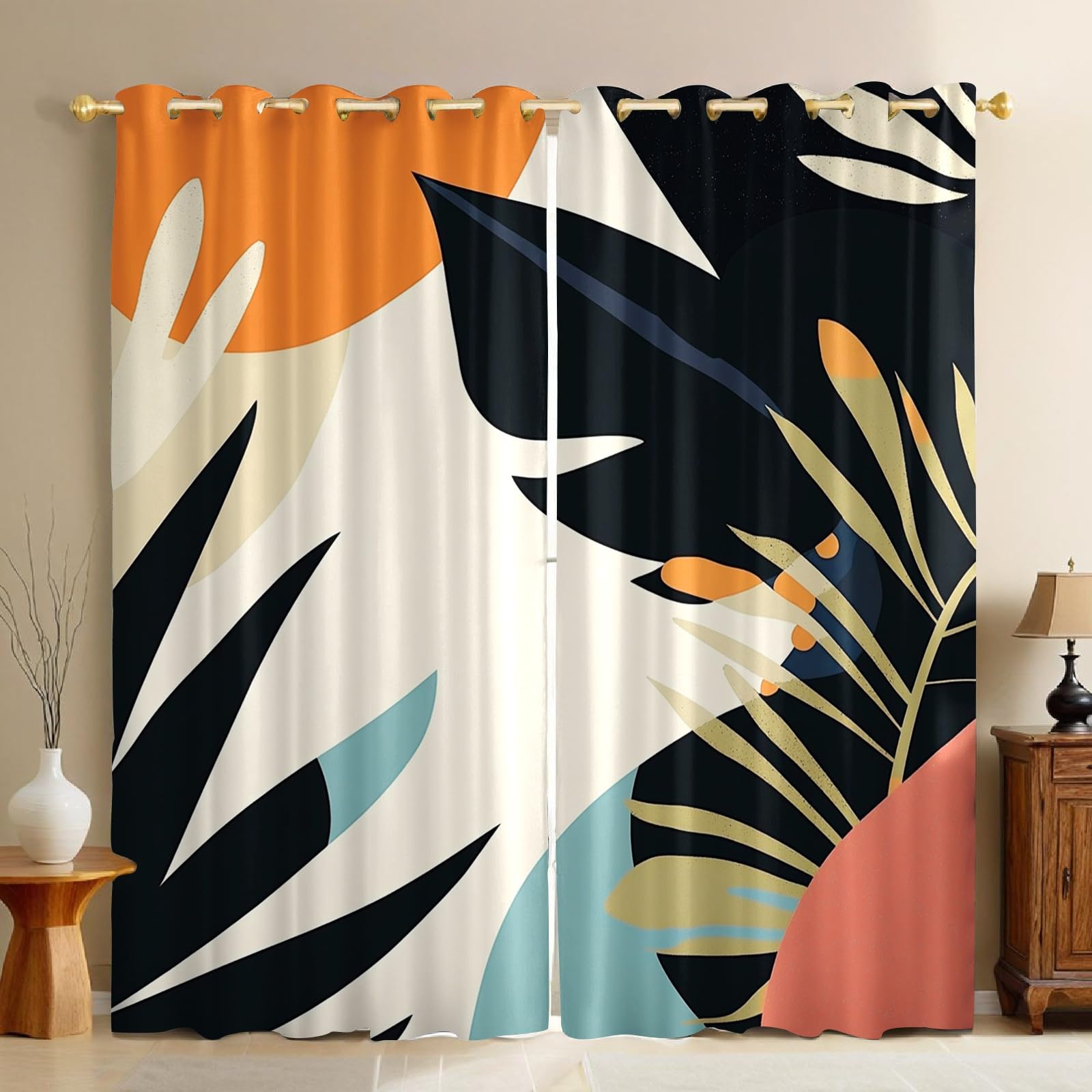 Rideaux occultants isolants contre le froid et le bruit de la rue rideau noir 140x245