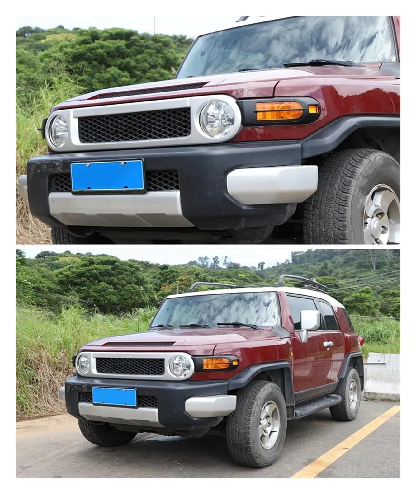 Amazon | フォグランプ ために Fj クルーザー 2007-2021 ABS マット 