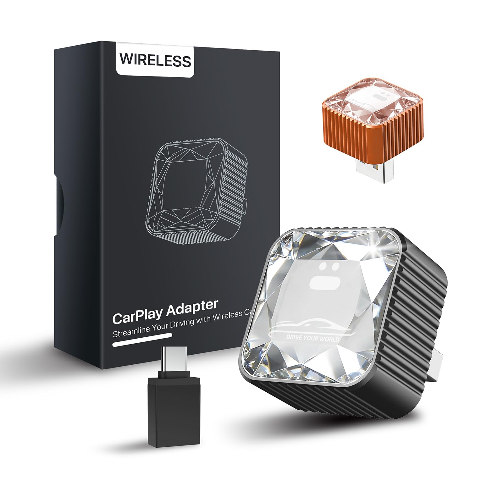 Amazon.com: 2026 Wireless CarPlay Adapter for iPhone, Premium