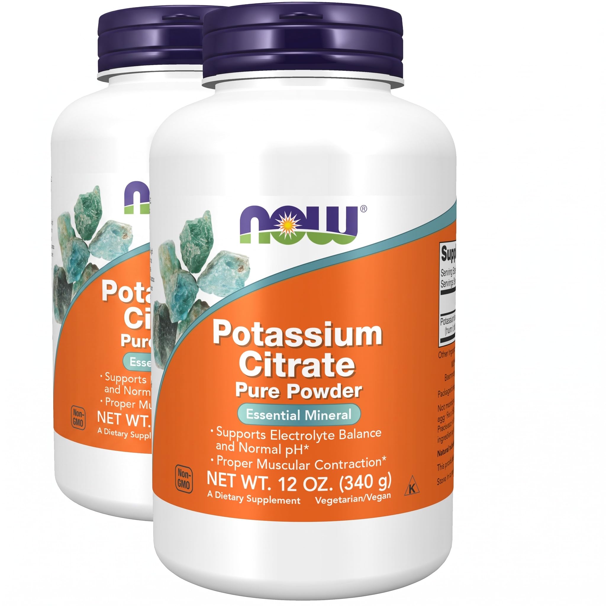 NOW Supplements, Potassium Citrate Powder, Essential Mineral, 12 oz — Amazon image 8