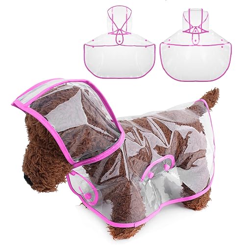 PETCUTE Impermeable para Perros, 100% Impermeable Chaqueta para Perros