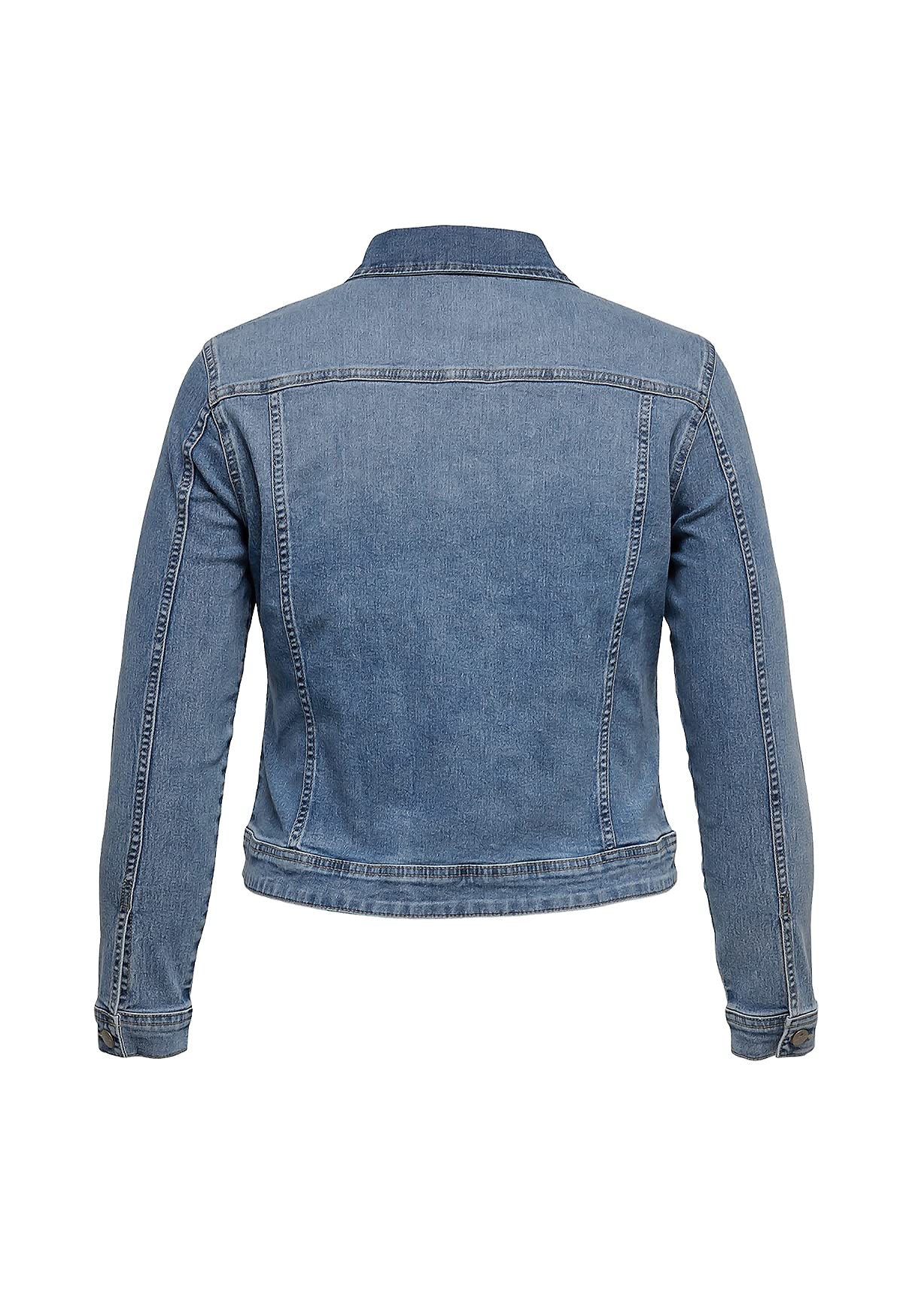 ONLY Carmakoma Carwespa LS Chaqueta Azul Claro Dnm Noos Jean para Mujer