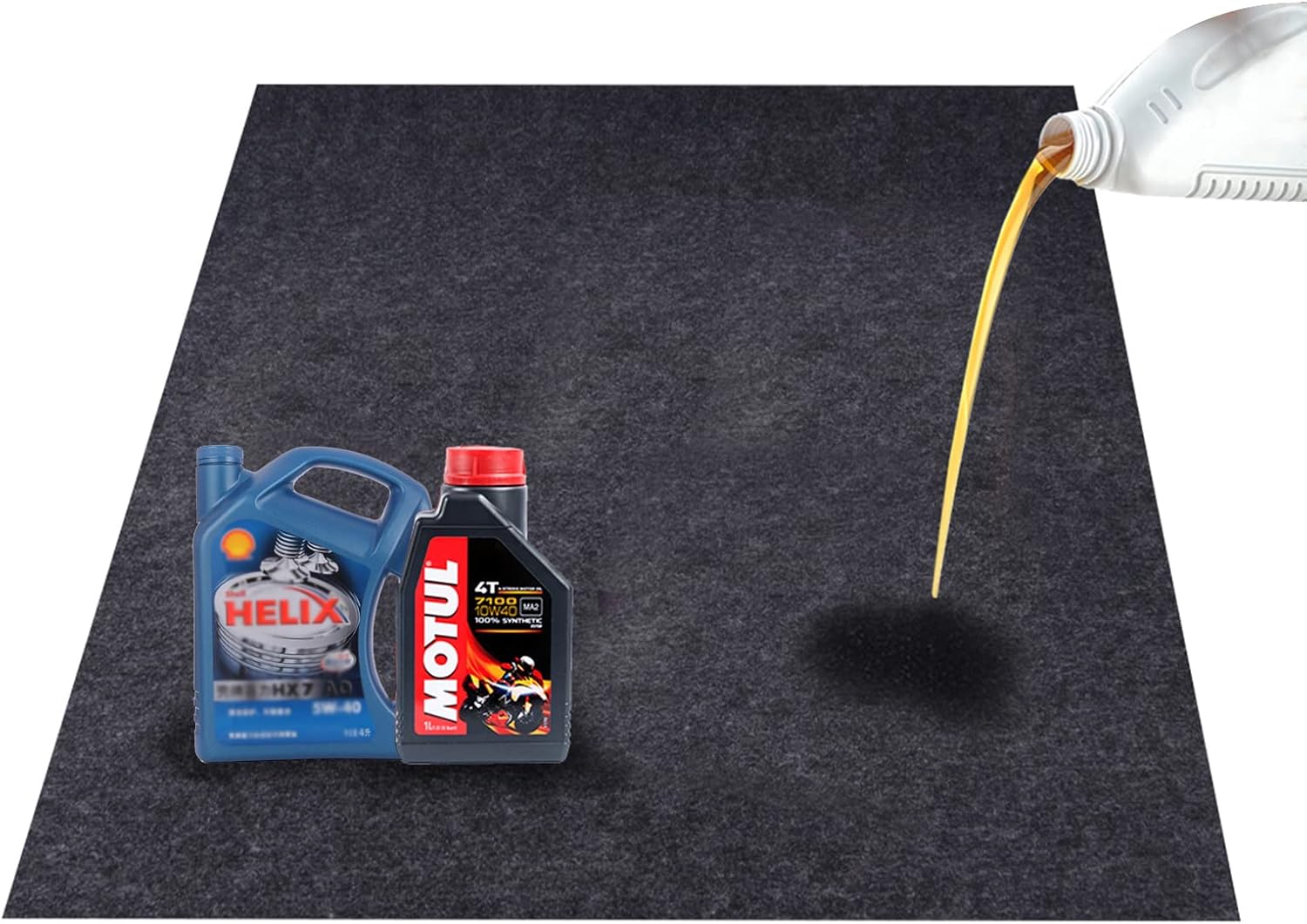 CONVELIFE Felt Fabric Absorbent Material Garage Floor Oil Spill Mat