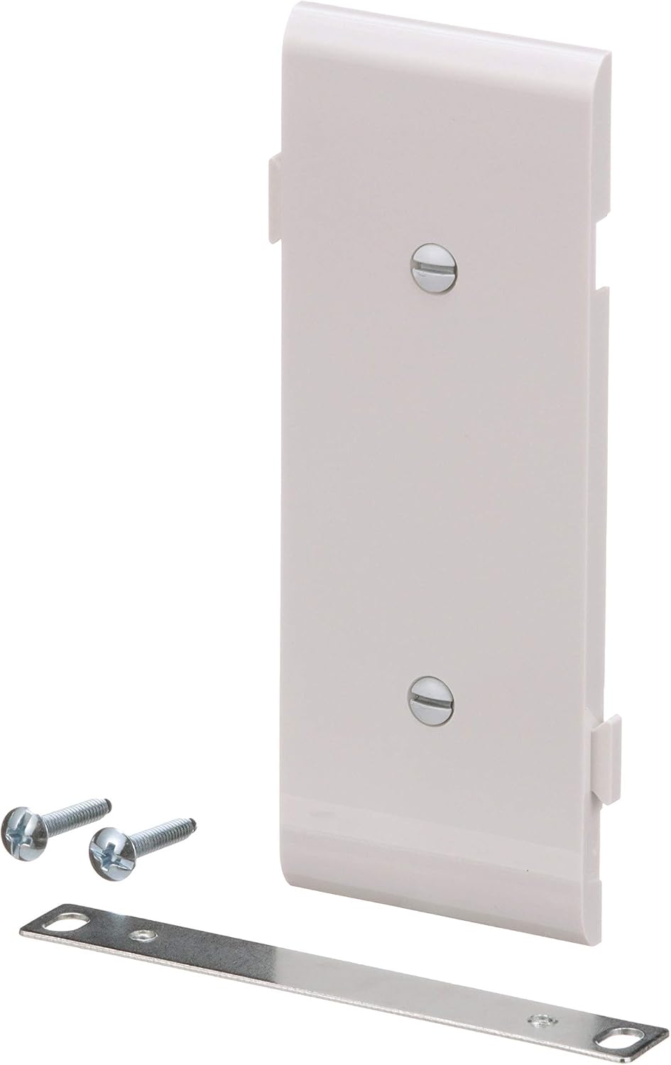 Eaton STC14W Polycarbonate 1-Gang Blank Sectional Mid Size Center Wall Plate, White