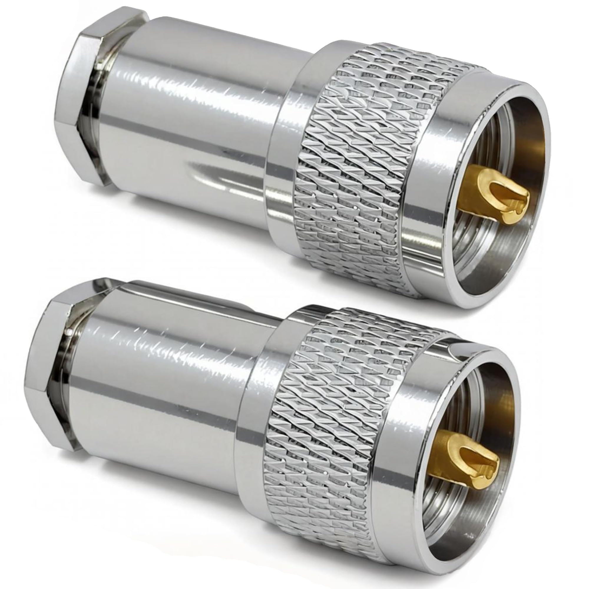Amazon.com: DUOGIMZ PL-259 Male Clamp Connector,UHF Male Coax