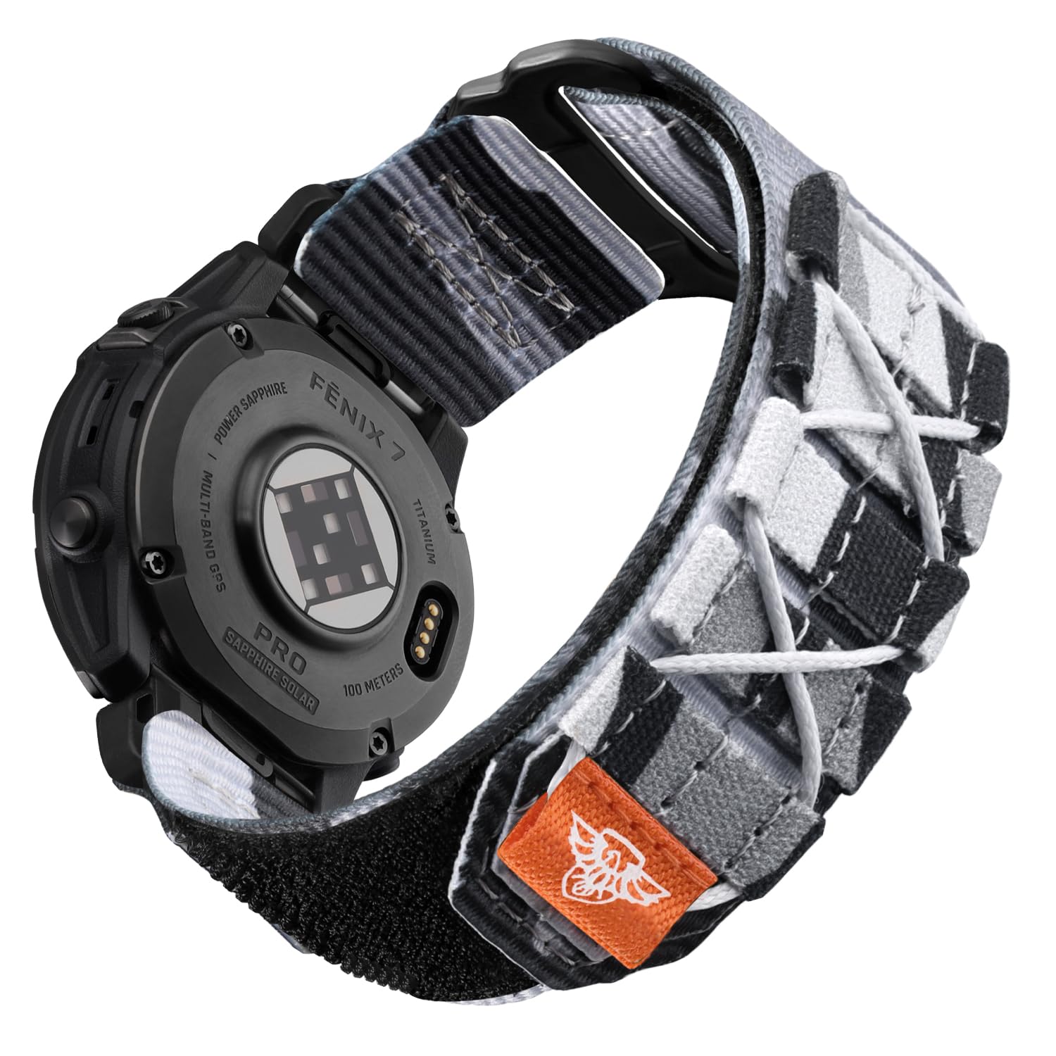Bandletic Quick Fit 22mm 26mm Armband Kompatible mit Garmin Watch Armband | Robust Nylon Taktischer Sport Uhrenarmband für Fenix/Instinct/Tactix Delta/Descent/Epix Pro/Enduro/Quatix/Forerunner