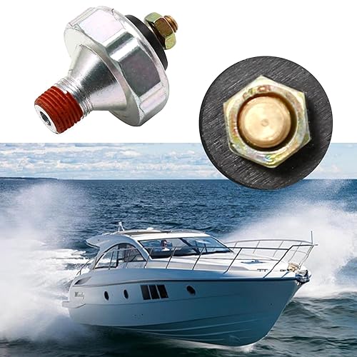 Miniatura 5 de Interruptor de presión de aceite 87-805605A1 457045 OP22900 364L-F Reemplazo para Volvo Penta Marine Sierra Stewart Warner
