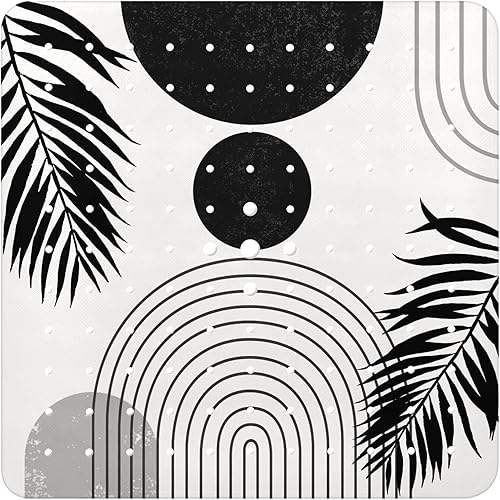 Miniatura 22 de Tapete para bañera antideslizante, Shark, tapete extra largo para bañera y piso de ducha con ventosas y agujeros de drenaje para adultos, niños y