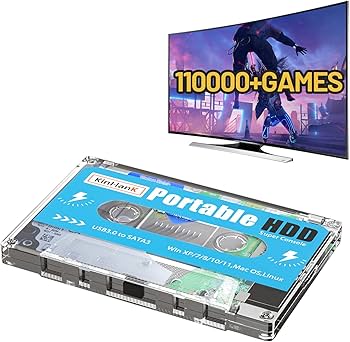 KINHANK 4T Gaming HDD 新品 Amazon.com: Kinhank 4TB Retro Gaming Hard Drive with 75,000+ Games