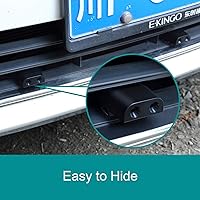 Vista 4 de 4 silbatos de ciervo para coche de doble construcción, color negro