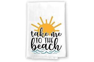 Christmas Beach Decor Hand Towel - Festive Summer Santa Hand Towels