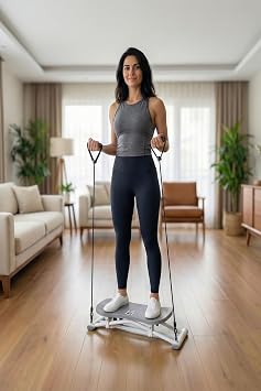 Kochler Slider Evde Kaykay Spor Aleti – Dijital Ekranlı Kaydırmalı Fitness Board, 6 Fonksiyonlu