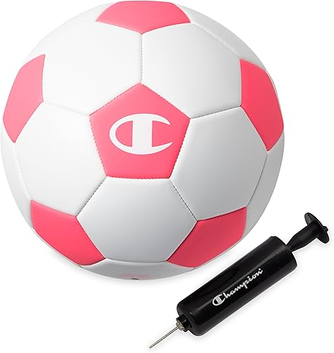 Miniatura 25 de Champion Balón de fútbol para jóvenes y adultos - Acabado mate, diseño de 32 paneles, control mejorado, tamaños cubierta de PVC, tamaños 3, 4 y 5