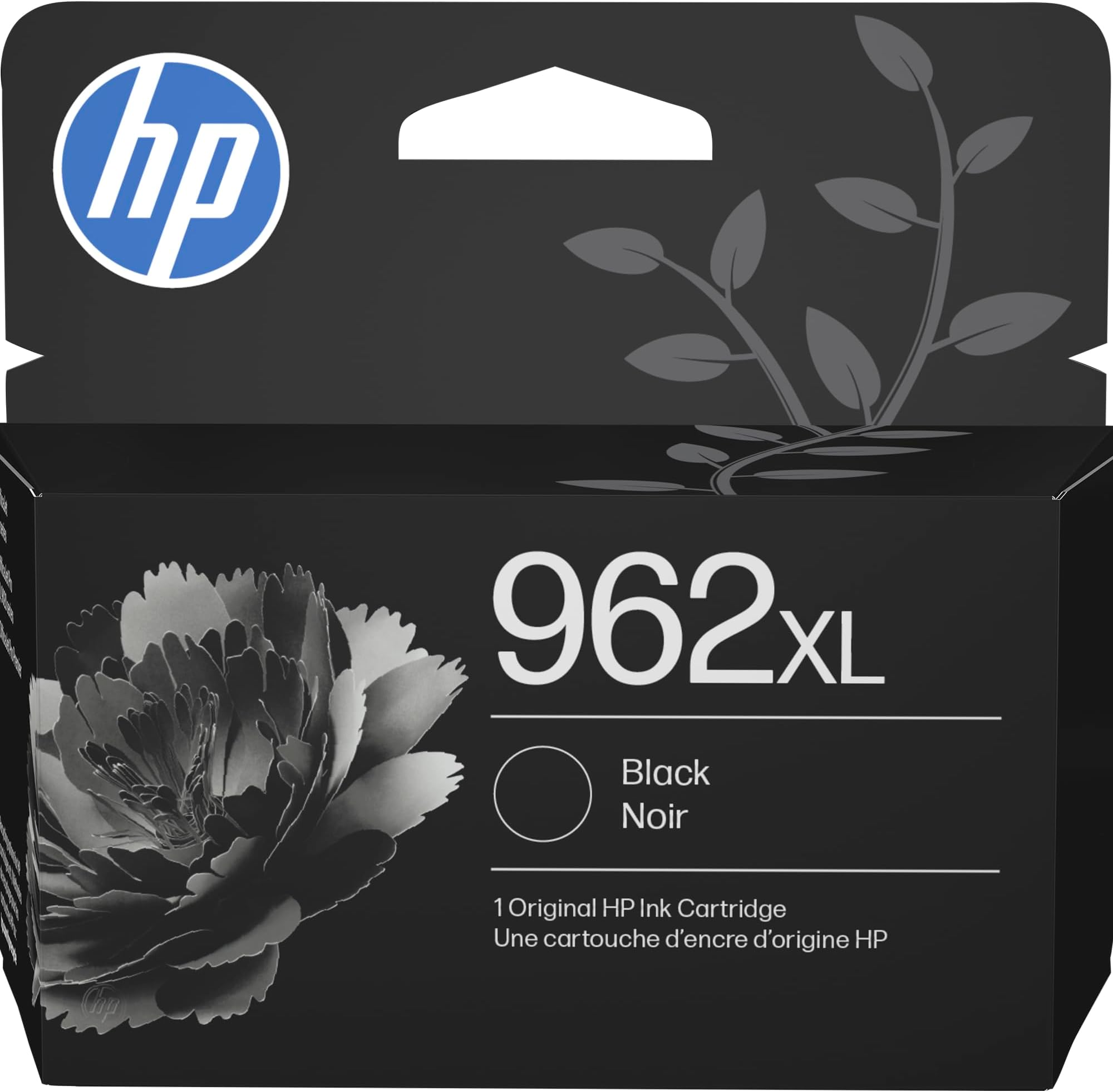 962XL Black High-Yield Ink Cartridge | Works with OfficeJet 9010, Pro 9010, 9020 | Eligible for Instant Ink | 3JA03AN