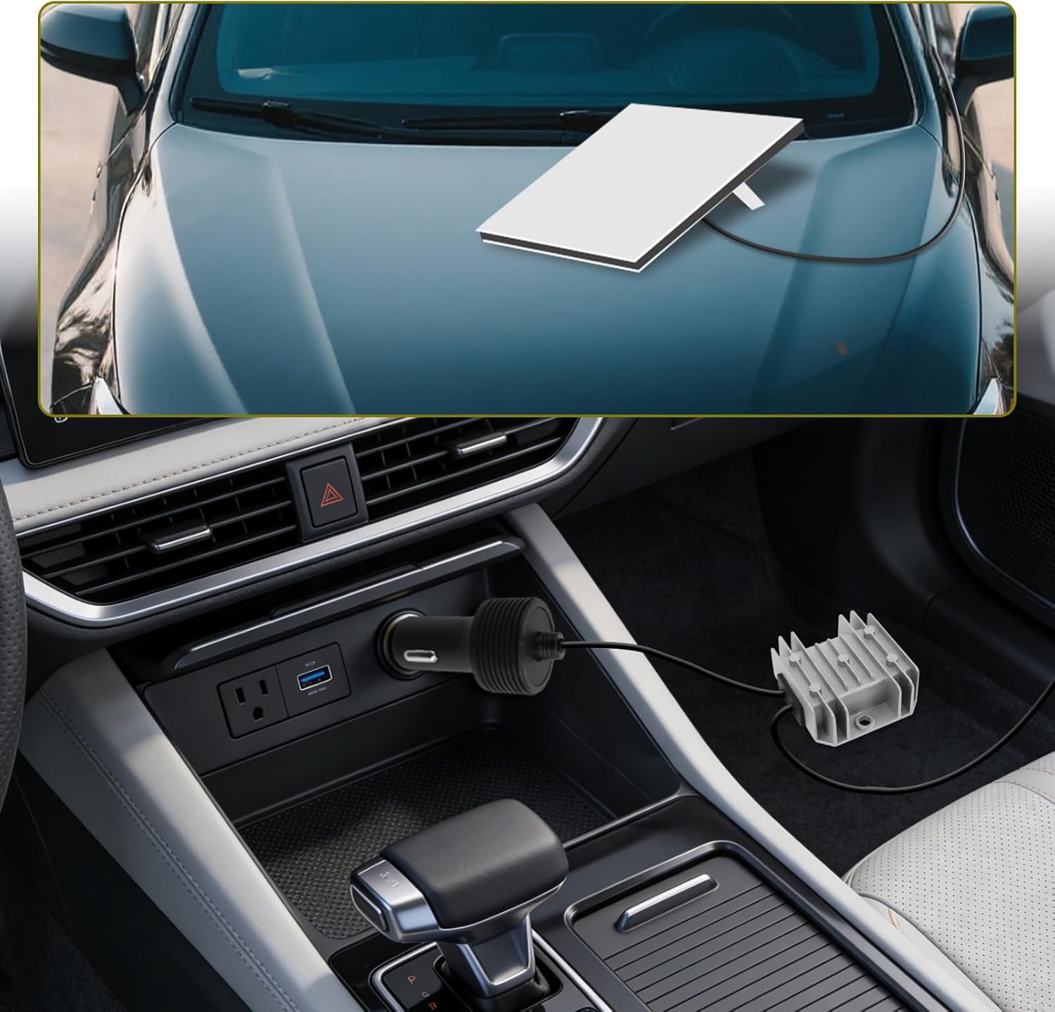 Car Adapter for Starlink Mini, 12V/24V to 30V 3.5A DC Power Cable Supply Universal 9-28V Input Power Converter Accessories for Truck RV Marine & Off-Grid Use