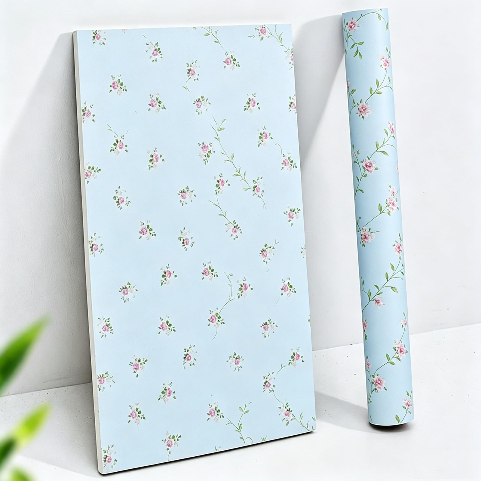 Zynqra K Floral Wallpaper Peel And Stic,Self Adhesive Removable,Decorative Paper Vinyl Film Furniture Stickers For Bathroom Itchen Cabinets,Bedroom(K)