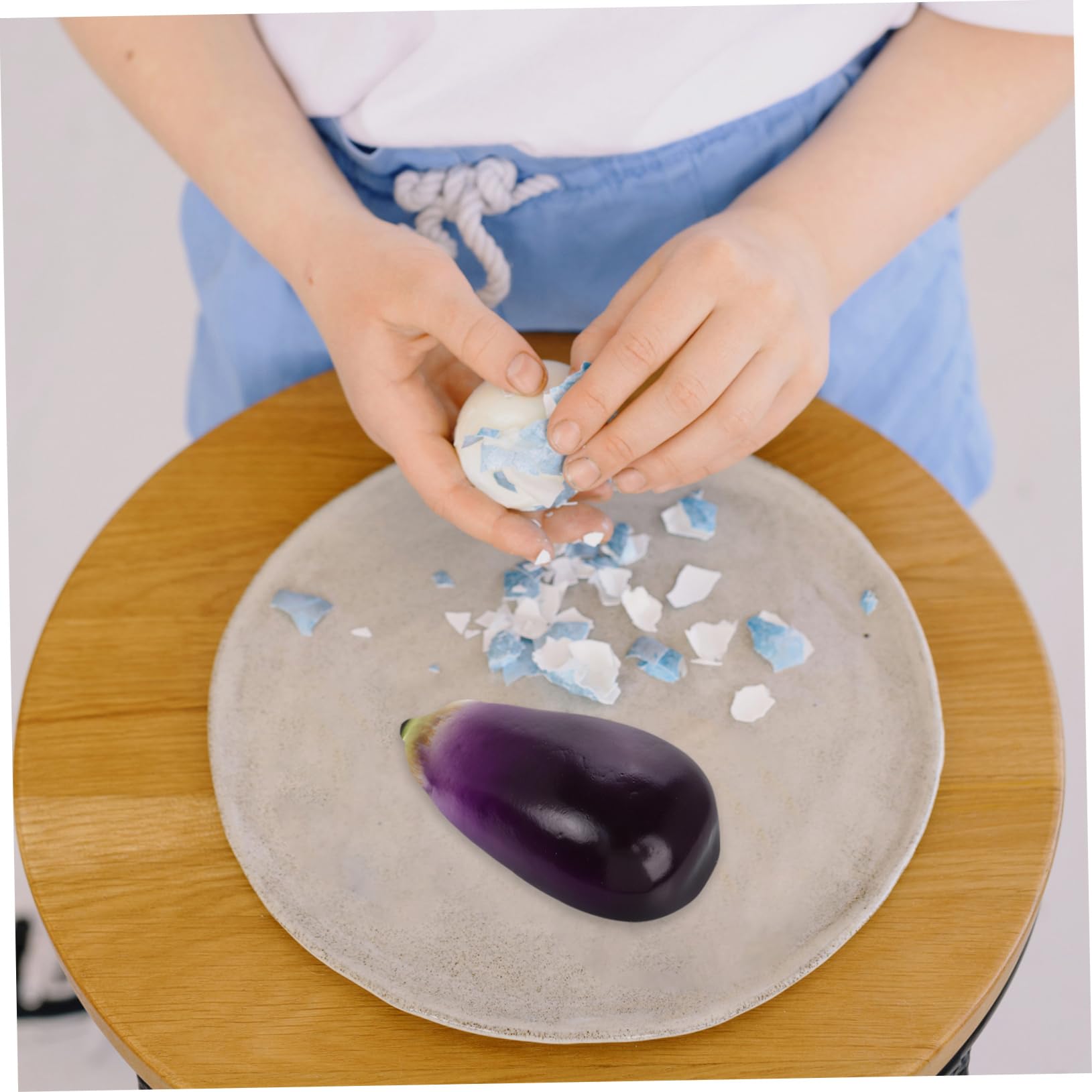 Alipis 2 Sätze Simulation Aubergine Bogus Plastikenten Gefärten Im Kindergarten Bastelbedarf Realistische Aubergine Gefälschte Aubergine Gemüsemodell Dekoratives Gemüse Schaum 6 Stück * 2