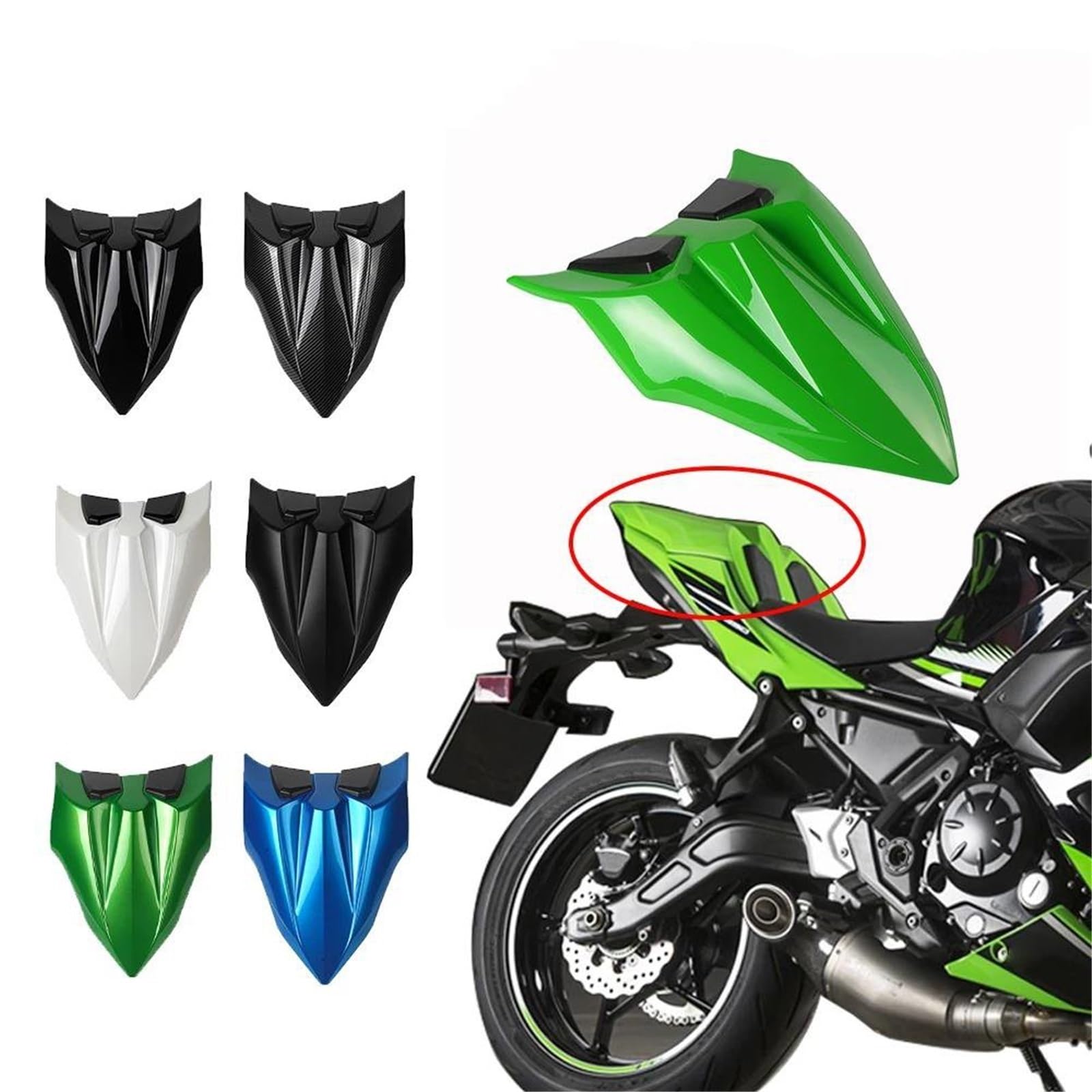 パネルフェアリングカウル オートバイ リア ピリオン シート カバー