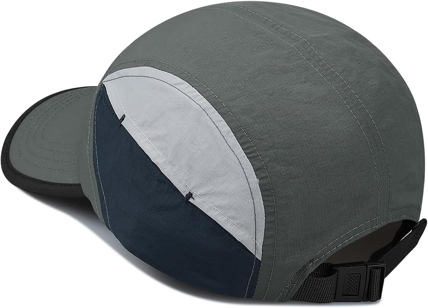 Croogo Men's 5 Panel Multi Color Baseball Cap UPF 50+ Outdoor Trucker Hats Nylon Lightweight Golf Sports Cap Visor Hiphop Cap - Image 4