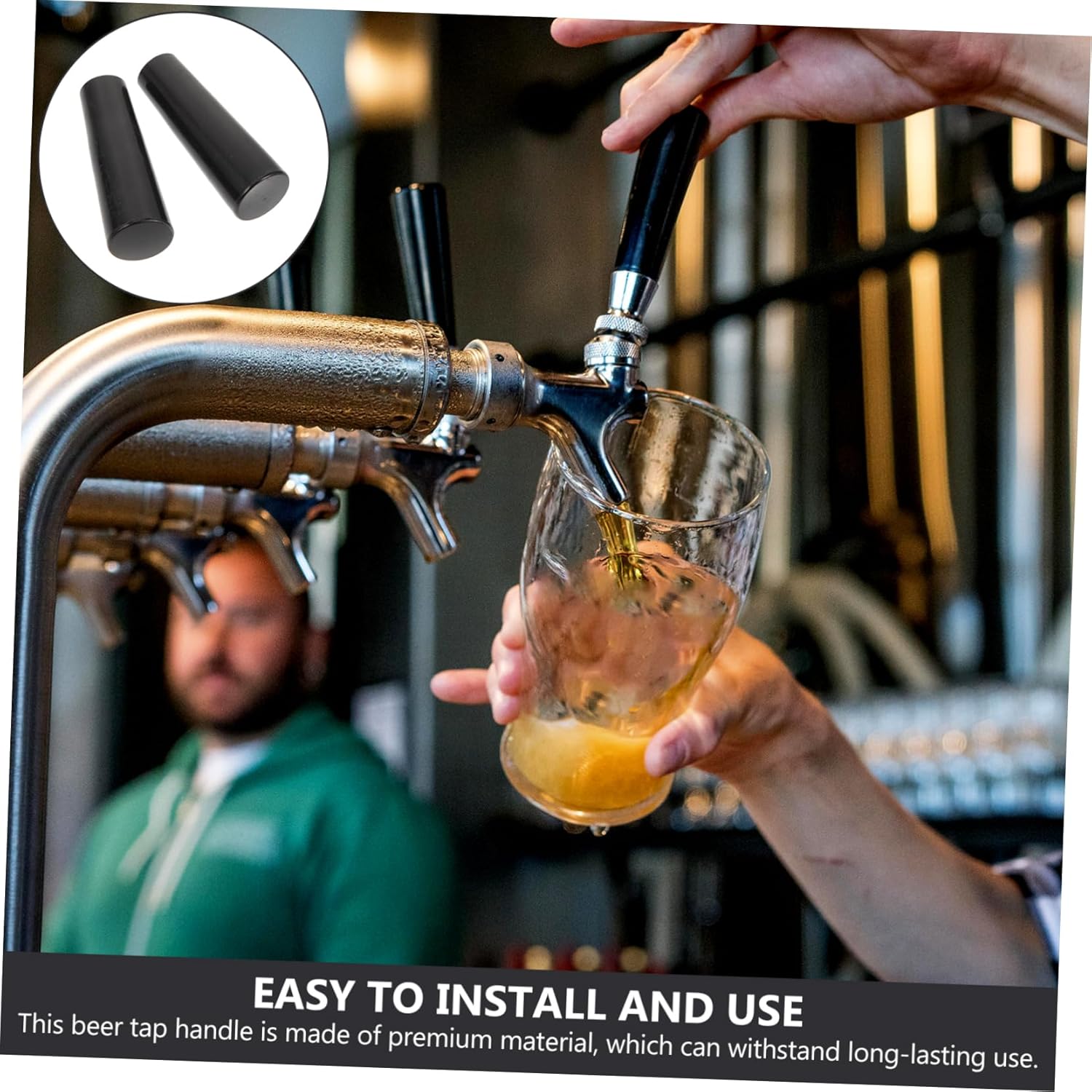 10pcs Beer Tap Handle for Kegerator Faucet Handle Easy to Use and Install for Home and Commercial Bar Systems