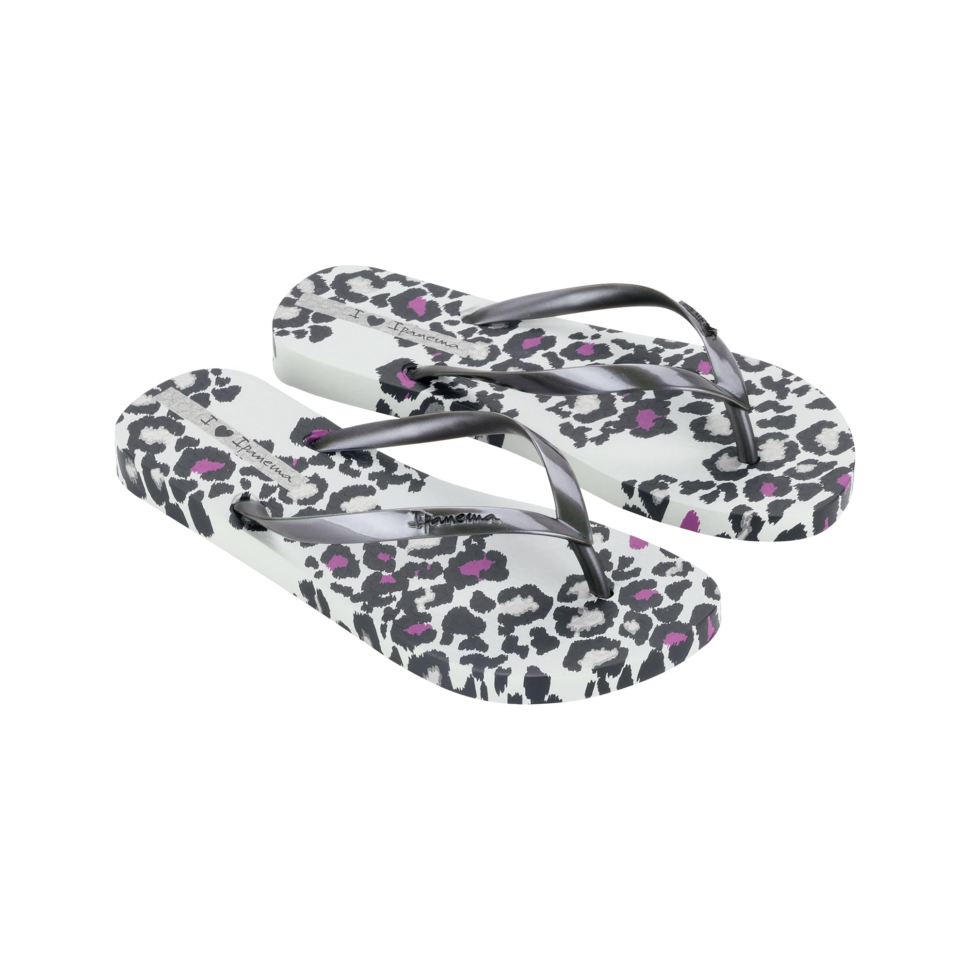 Ipanema ANIMALE PRINT III FEM, Flip-Flop, GREY/SILVER,