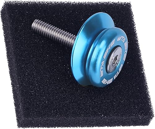 Miniatura 6 de Cubierta superior para auriculares de bicicleta, tapa superior de aleación de aluminio, cubierta de tubo superior, tapa de botella de cerveza para