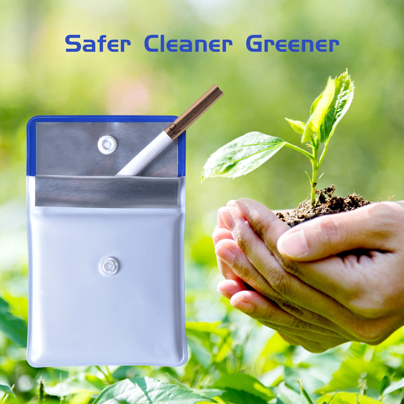 8 Stück Tragbare Taschenaschenbecher - Feuerfest & Geruchsneutral Für Outdoor