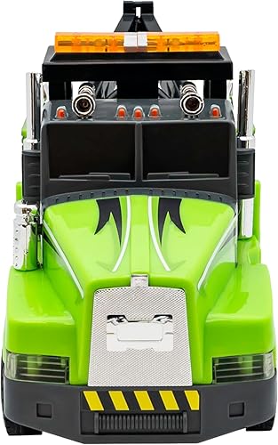 Miniatura 2 de Action Drive - Camión de remolque interactivo de 16 pulgadas con luces y sonidos, cabrestante motorizado, acción de accionamiento de movimiento,
