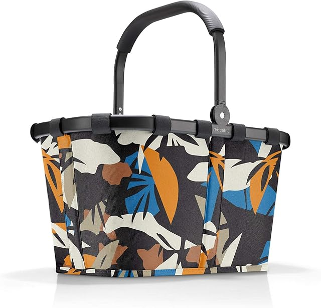 Reisenthel carrybag Printed Luggage- Carry-On Luggage, 48x29x28cm, Miami Black