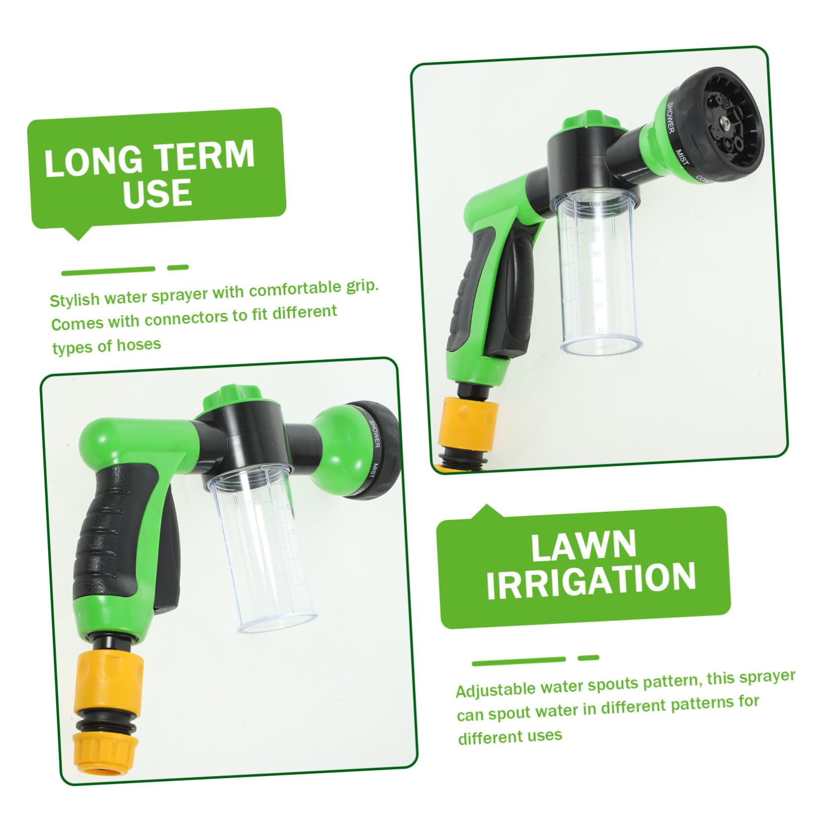 Levemolo Pet Dog Bath Hose Attachment Outdoor Jet Dog Wash Hose Attachment Dog Shower Attachment for Hose