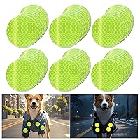 Vista 102 de Adhesivos reflectantes reflectantes de 1 pulgada de diámetro, reflector, impermeable, cinta adhesiva de advertencia de alta visibilidad