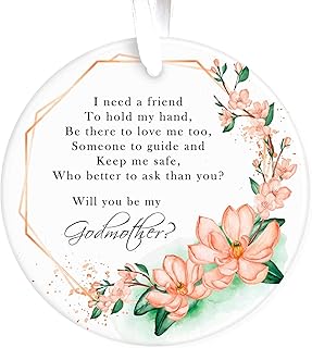 Will You Be My Godmother Asking Gift, Thoughtful Keepsake Godmother Announcement, Fairy Godmother Proposal Gift I Need a Friend to Hold My Hand Love Guide and Keep Me Safe