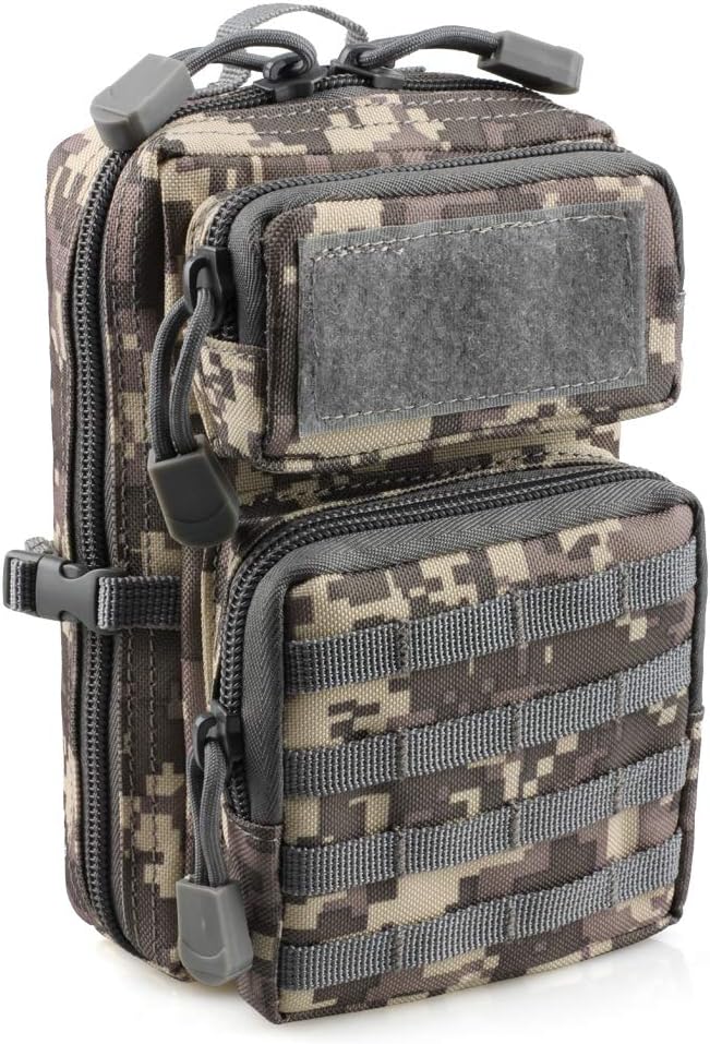 LIVANS Tactical Molle Utility Pouch, EDC Tool Pouch Tactical Phone Pouches Mini Waist Pouches Medical EDC IFAK Pack Mini Design of 3-Day Assault Backpack : Sports & Outdoors