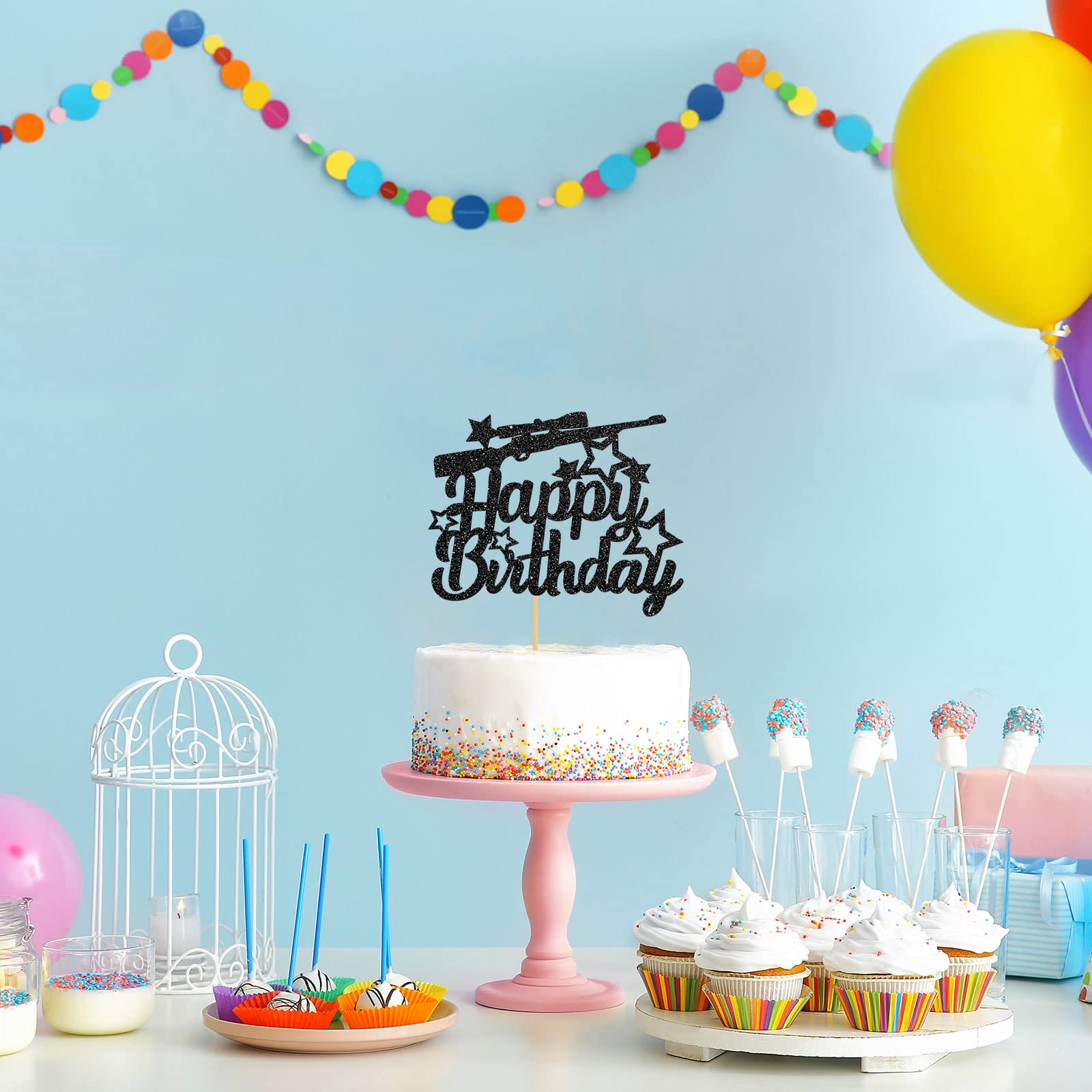 amazon-com-helewilk-happy-birthday-gun-cake-topper-men-birthday-pistol-cake-decor-shot-gun-enthusiast-decor-gun-theme-party-supplies-toys-games for Free Printable Happy Birthday Cake Topper Amazon.com: Helewilk Happy Birthday Gun Cake Topper, Men Birthday / Pistol Cake Decor, Shot Gun Enthusiast Decor, Gun Theme Party Supplies : Toys & Games for Free Printable Happy Birthday Cake Topper