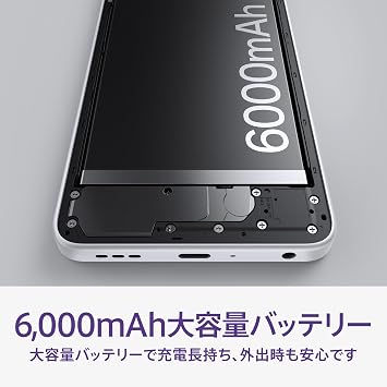 OPPO A5x Smartphone Body Blue CPH2725 Japanese Authorized Retail Stock Sim-Free Smart Phone