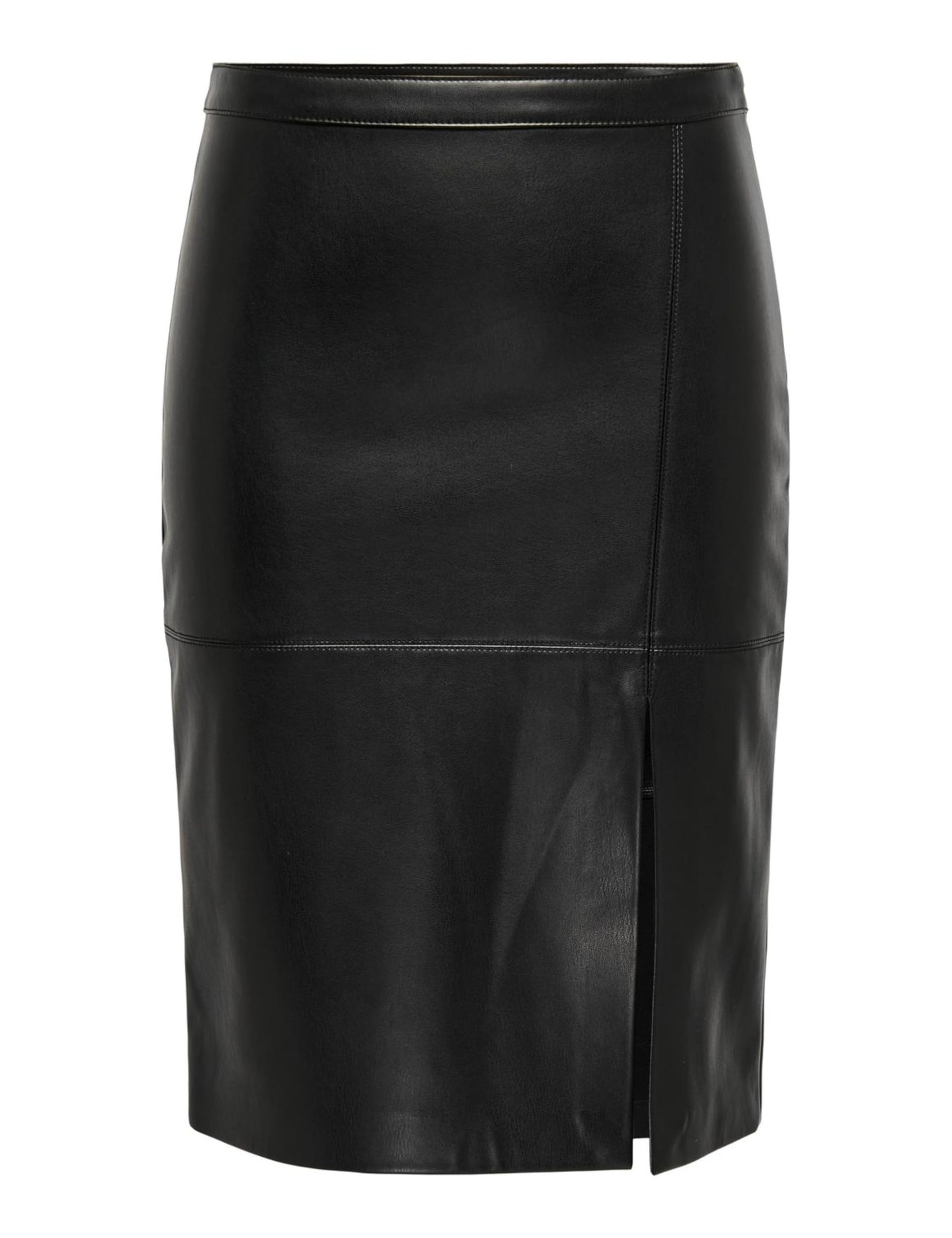 ONLYWomen's Onlnewoline Faux Leather Skirt Cc OTW midi