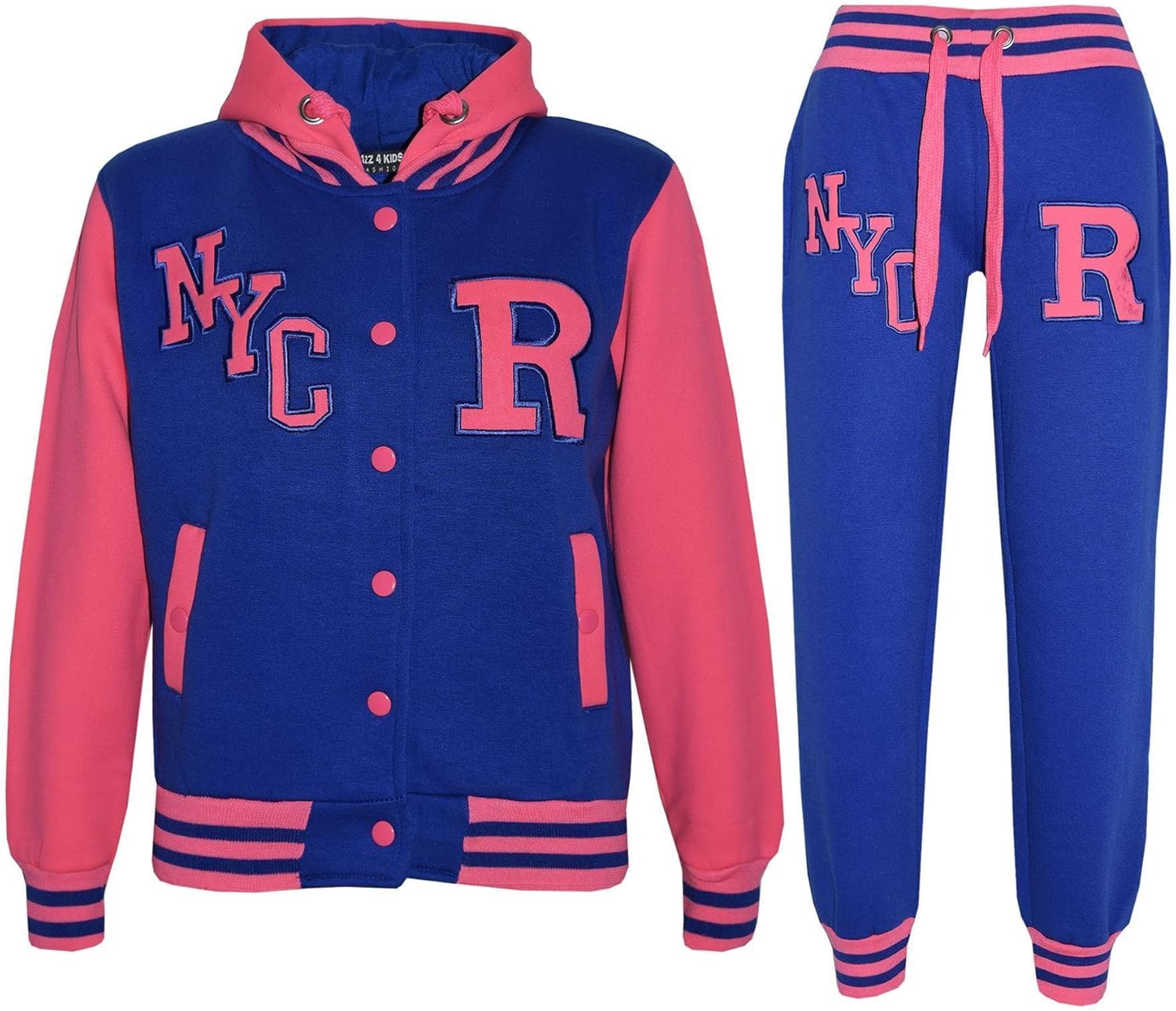 Tuta Da Jogging Con Cappuccio E Fondo In Tinta Unita, Per - Foto 8