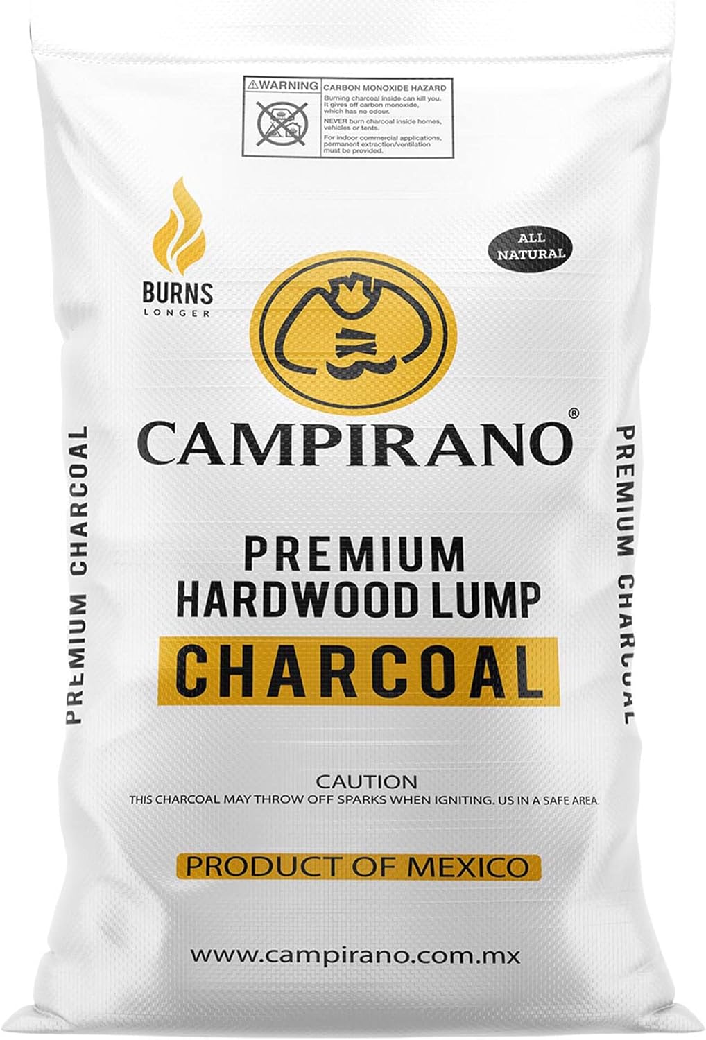 Campirano Premium All Natural Hardwood Bulk Black Lump