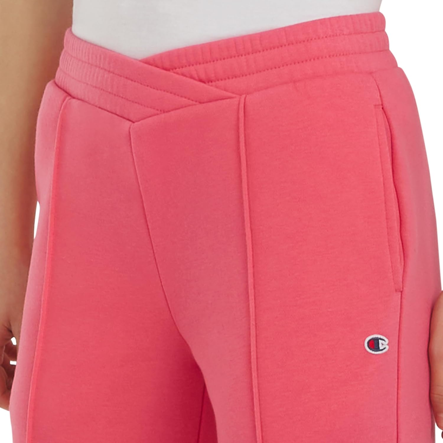 Champion Girls Sweatpants Wide Leg Fleece Pull on Pants for Kids - Image 3