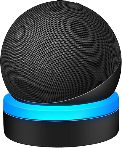 Dot - Soporte de mesa de 4ª generación, soporte de escritorio ZUOLACO para punto de 4ª generación, soporte base con guía de luz, accesorios de