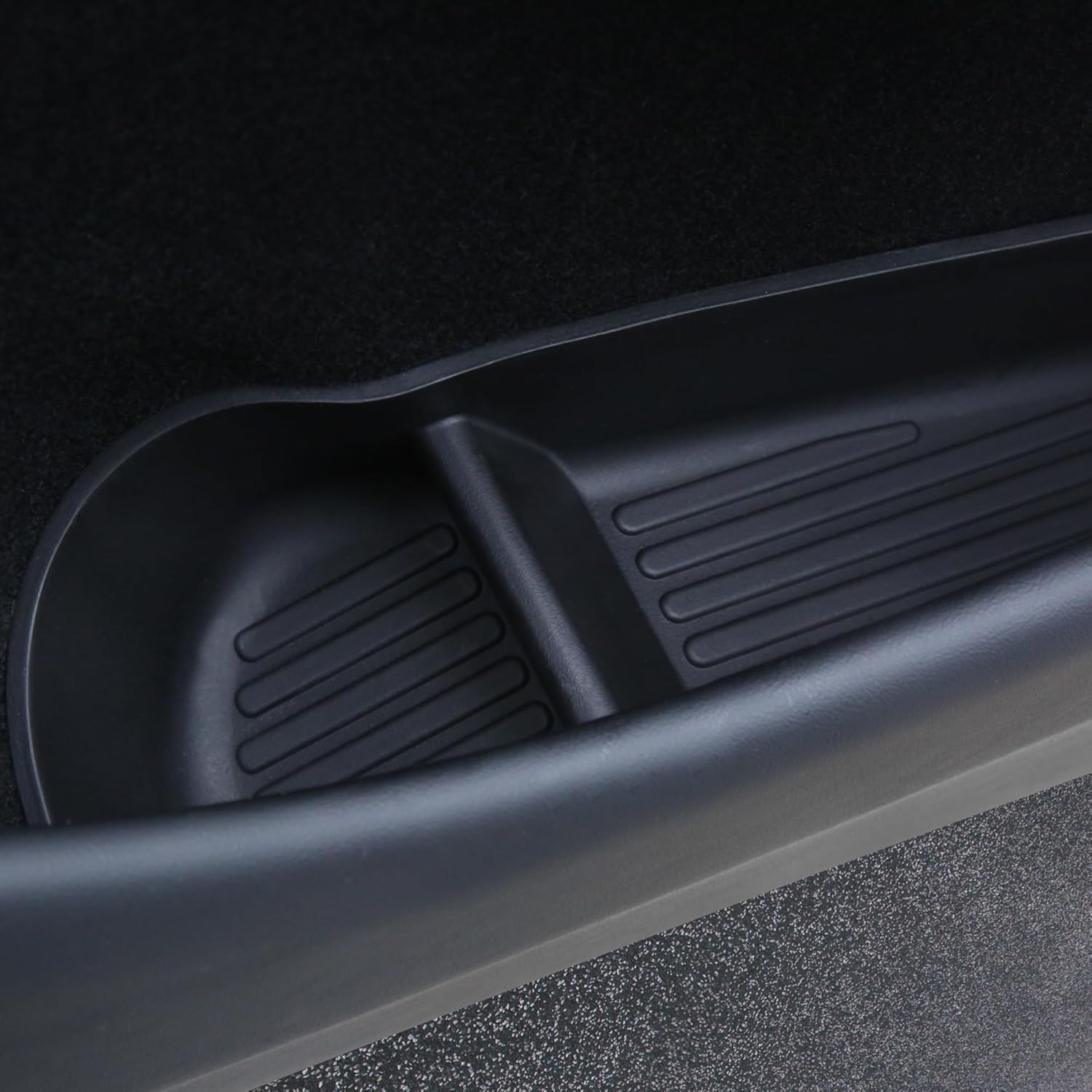 Door Side Storage Box for Tesla Model Y Juniper Accessories 2025 2026 Door Pocket Liners,TPE Front & Rear Side Organizer Tray Protector Liner (Model Y Juniper) 4pcs