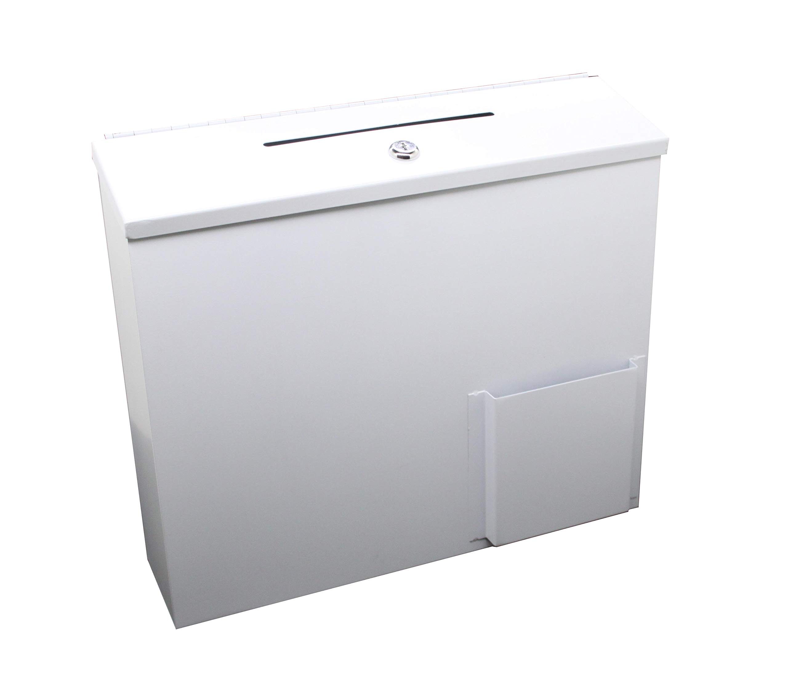 FixtureDisplaysMetal Collection Box Suggestion Box Donation Charity Box Fundraising Box 10918-85-WT