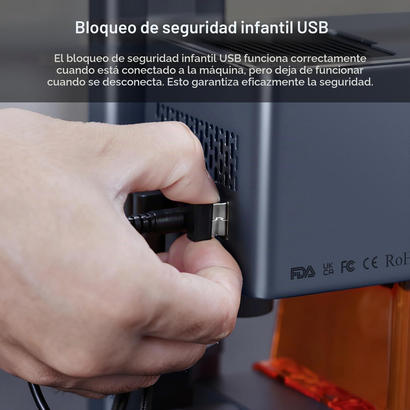 Máquina de grabado láser Raymoto R1 PRO de 20 W, grabadora láser compacta y portátil,resolución de alta precisión de 0,08 mm,velocidad de grabado de 120000 mm/min.Capaz de grabar madera contrachapada