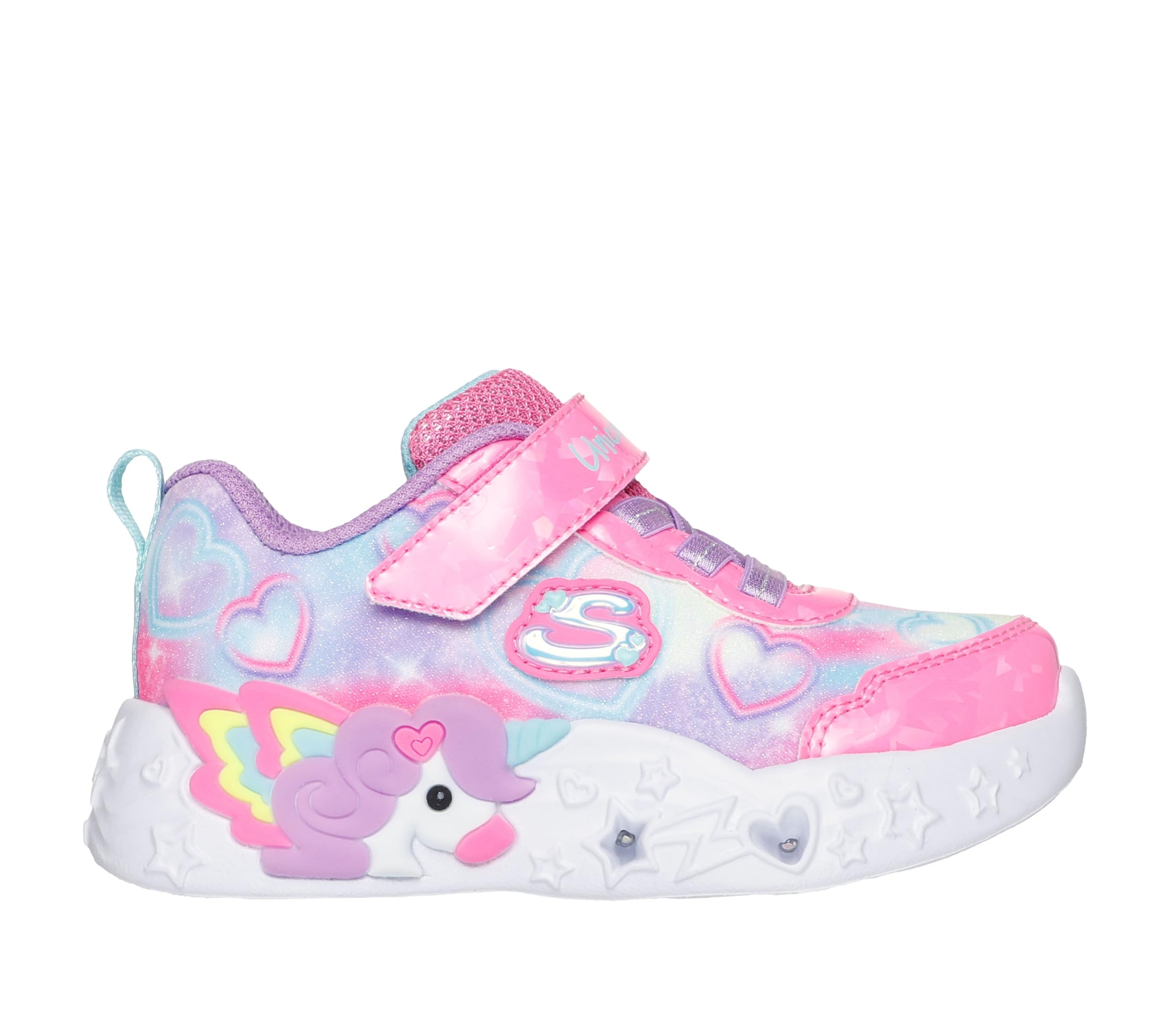 Skechers Girls Pink Kids' Trainers in Size C4, Sports Direct
